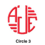 A red circle with the letters ajr in it.