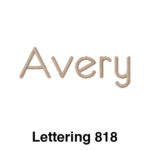Avery 8 1 8 lettering vinyl decal sticker