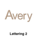 A picture of the word avery in an english language.