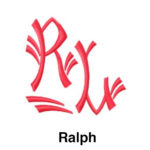 A red letter r and the word ralph