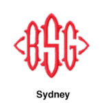 A red monogram with the letters sydney