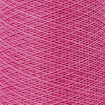 A close up of pink yarn
